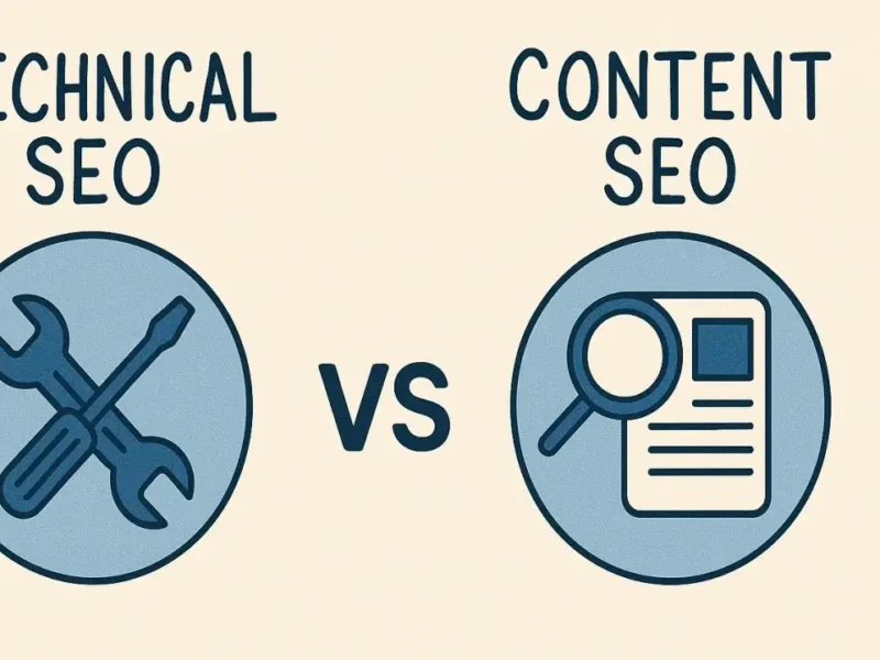 Content SEO vs Technical SEO